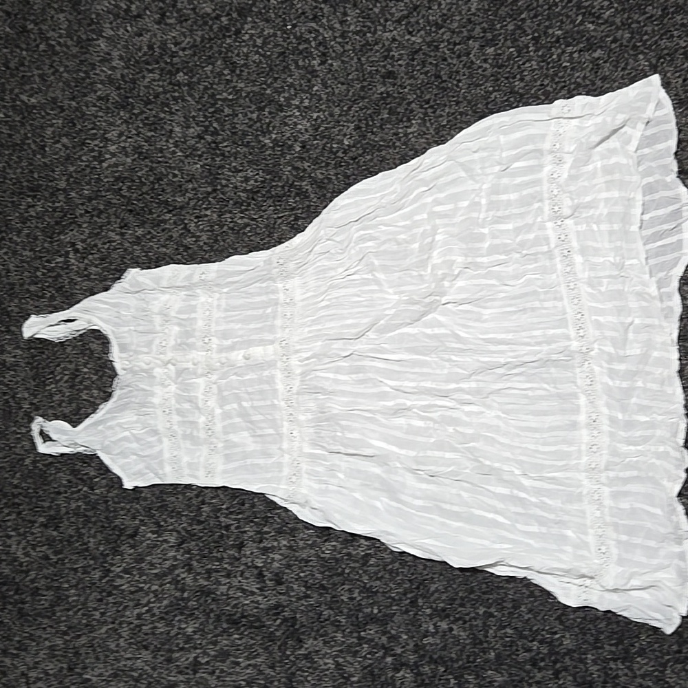 White beach dress